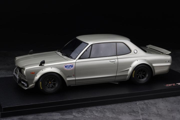 ig日产skyline2000gtrkpgc10树脂汽车模型车模
