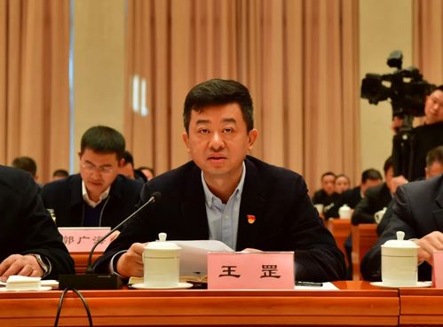 这是企业家代表王罡在会上发言.记者 旦增西旦 摄