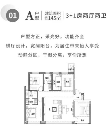 云玺首府户型为145㎡-228㎡高品质低密社区-保定楼盘网