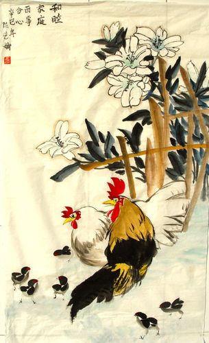 长山小学学生国画作品欣赏(指导教师:刁红东)