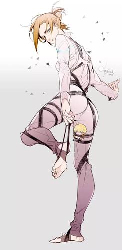 壁纸| 阿尼·利昂纳德(进击的巨人)@393期