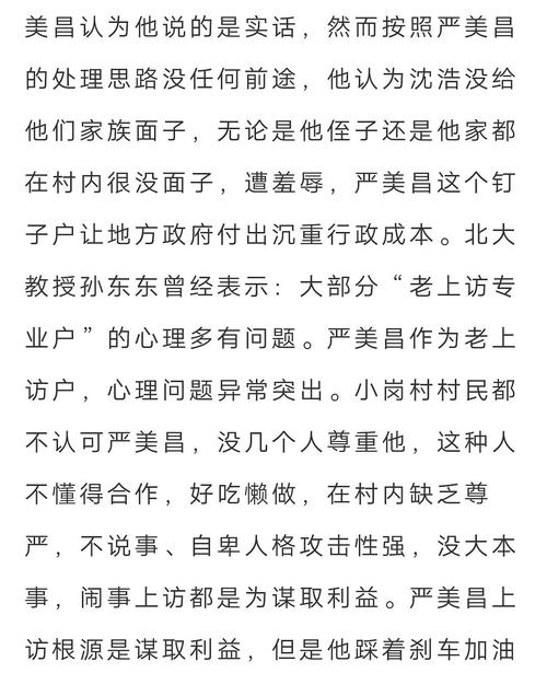安徽凤阳小岗村严美昌家族势力大上访告状牟利爷们