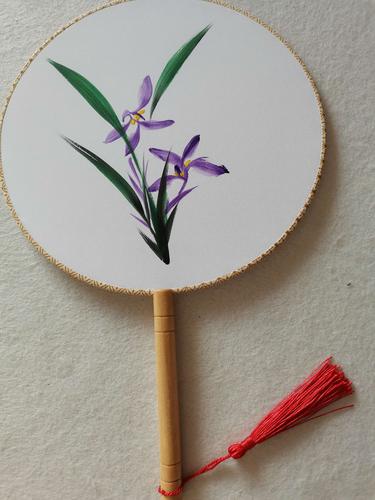 兰花女神张海霞团扇