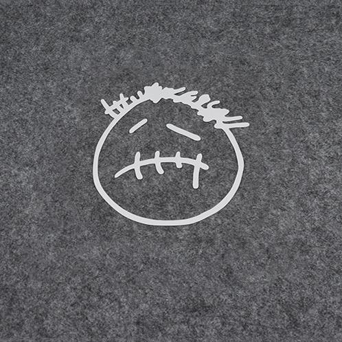 潮牌鬼脸travisscott汽车贴纸摩托创意个性窗玻璃侧窗