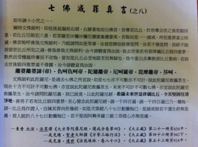 [转载]【七佛灭罪真言】梵音-(善辉恭录)20-1-2011