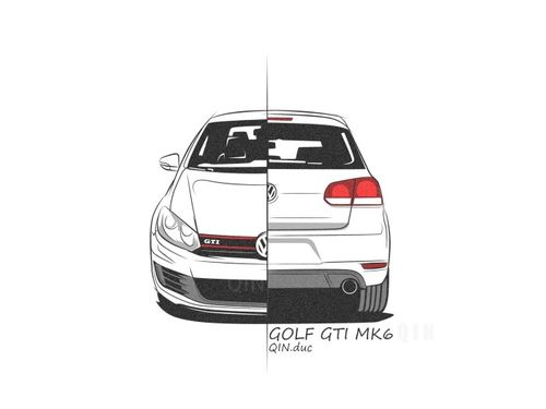 车圈快乐星球那些年我画过的大众高尔夫漫画壁纸