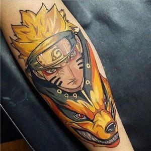 动漫男生纹身头像