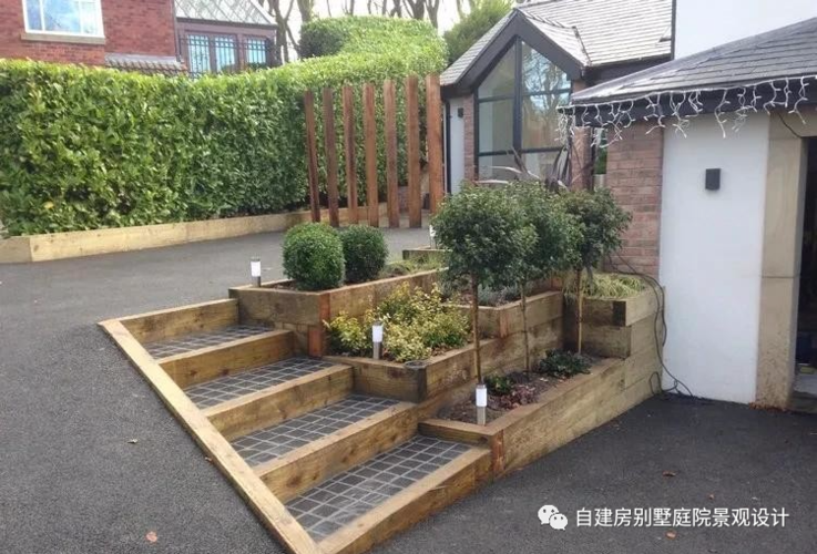 庭院的水景观和台阶施工需要注意哪些-豪宅自建房别墅农村乡村庭院子