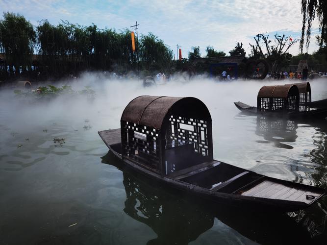 陕西咸阳马嵬驿景区的天空