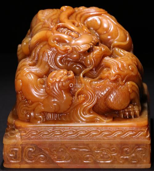 清代田黄石印章-【成交 价格 图片】