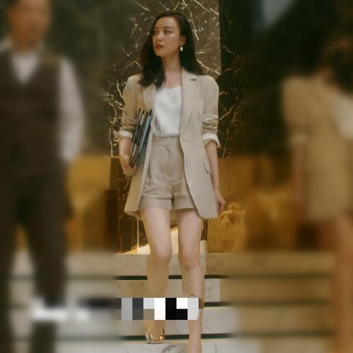 流金岁月倪妮朱锁锁同款衣服秋冬新款气质纯色西装