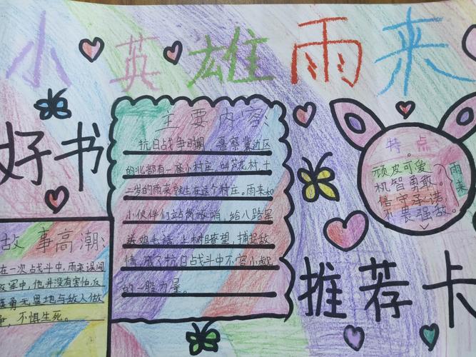 爱我中华,好书推荐卡——丰丽学校第20届读书月系列活动之"爱国好书