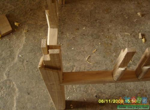 33 - 榫卯结构八仙桌 - 木工爱好者-木工网