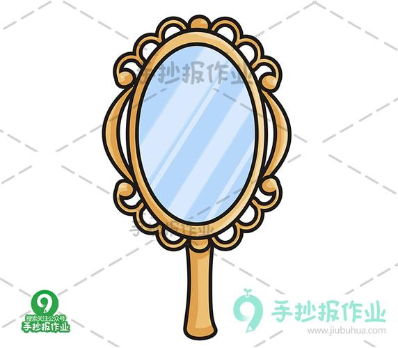 镜子简笔画