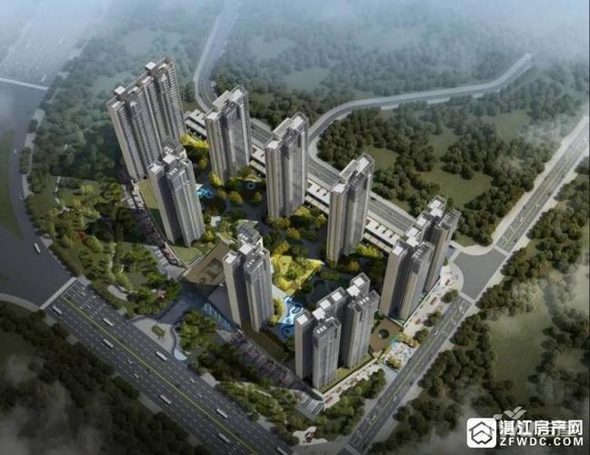 福濠华庭丨围合式建筑布局美学:一字排开,栋栋揽景