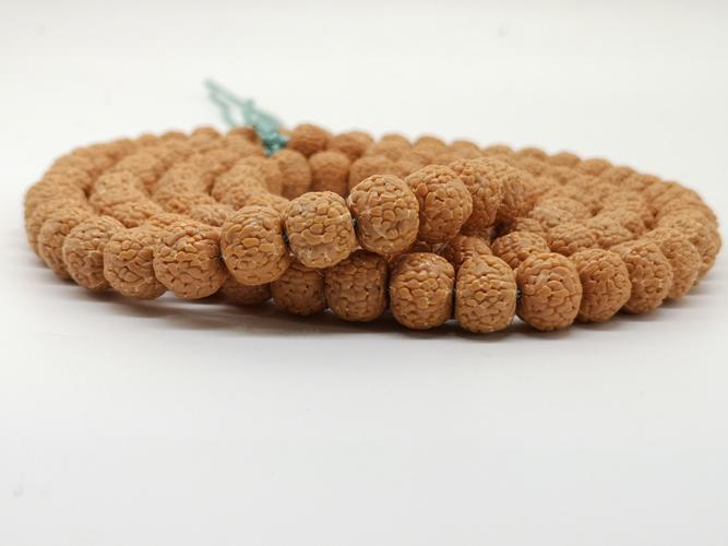 精品藏式龙鳞纹小金刚菩提子108花王树王盘龙纹双龙蛤蟆背手串链