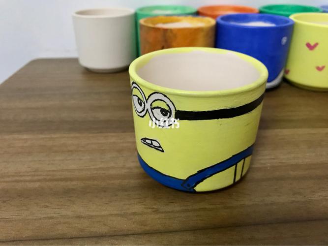 手绘花盆_手绘_多肉怎么样_小黄人怎么样_家居家装