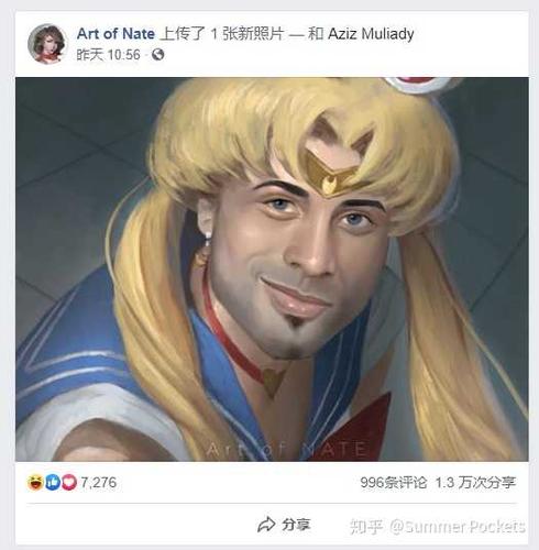 如何看待最近 acg 圈很火的「水兵月重绘挑战」?