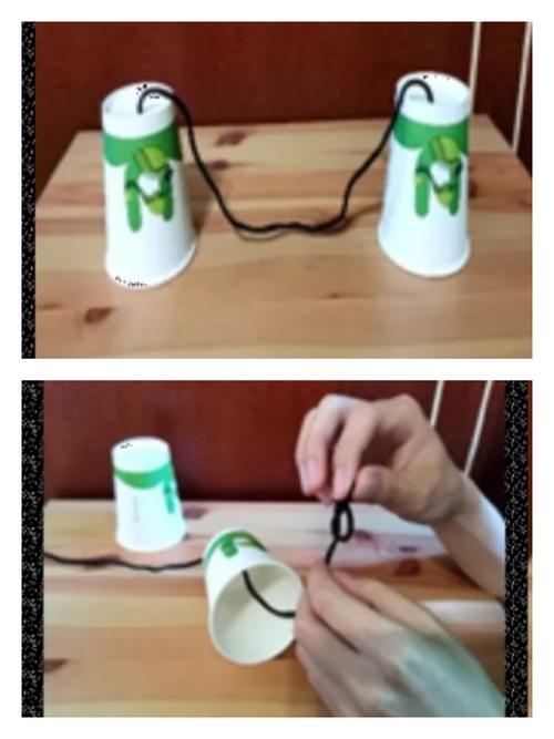 科学小游戏——纸杯传话筒