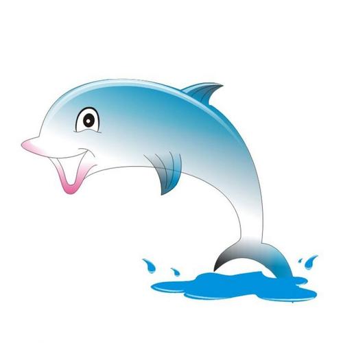 卡哇伊卡通海豚图片