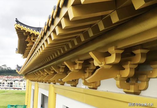 恢弘大气古建金属斗拱