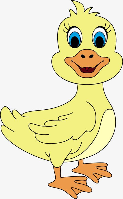 卡通小鸭子