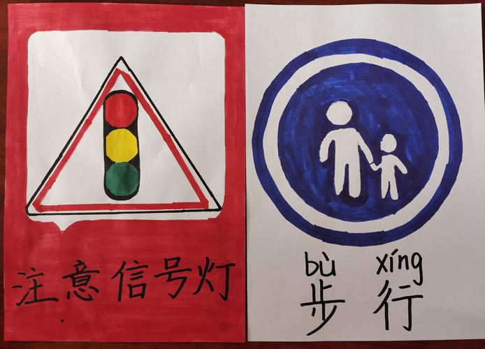 画一幅交通安全标志图