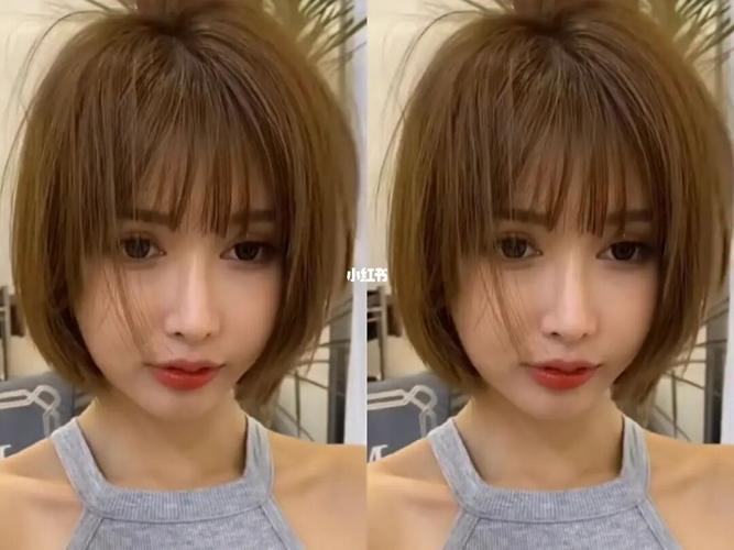 2021超火的女生减龄发型,好打理的短发 96这款初恋头非常简约但是