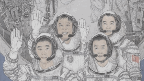 飞天梦中国梦美术经典中的党史邀您走近工笔画飞天圆梦