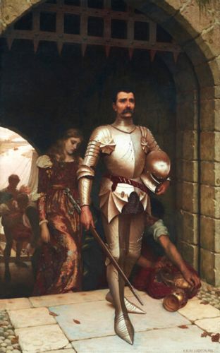 edmund blair leighton(1852—1922)19世纪中英国画家,擅长中世纪和
