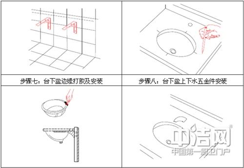 【洗面盆安装】洗面盆安装注意事项_洗面盆安装示意图
