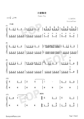 小猪佩奇背景音乐