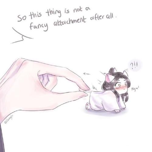 燃晚##漫画#  猫咪尾巴揪不得,很敏感的  twi:kkmy31(授权见评)