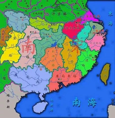 宋朝时期的"广南西路"▼