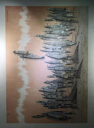 "邮驿路 运河情"全国中国画作品巡展在宜兴日报美术馆