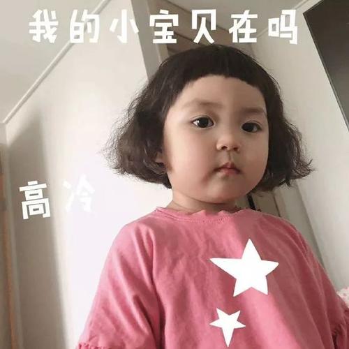 小宝贝表情包:我的小宝贝在吗?