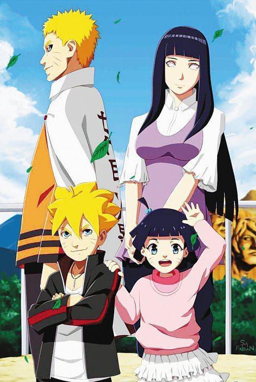 火影最温馨的全家福,鸣人佐助羡煞旁人
