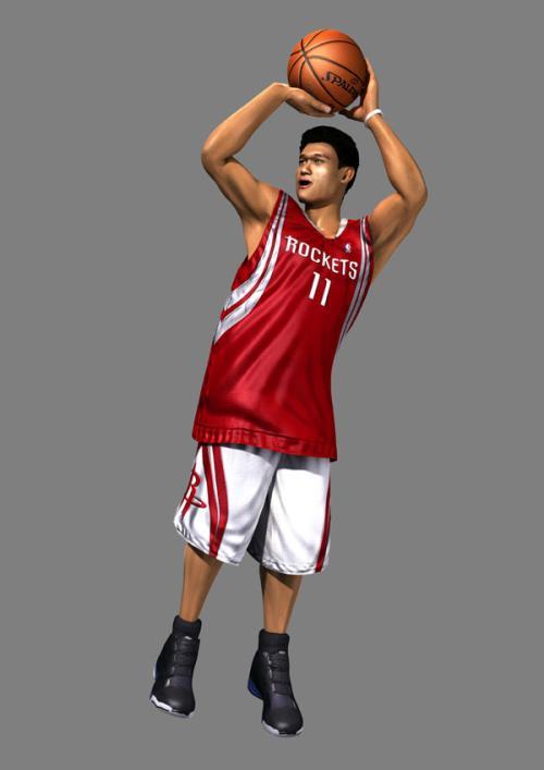 体育明星姚明简笔画比姚明高的篮球明星