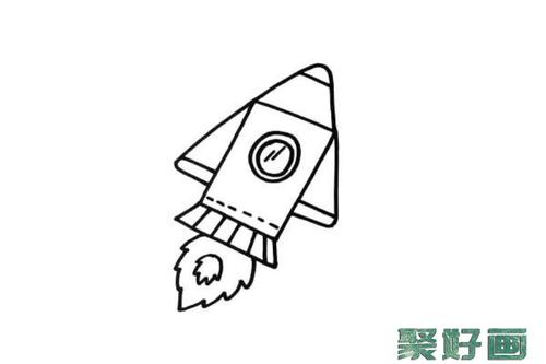 神舟飞船简笔画的画法怎么画简笔画教程