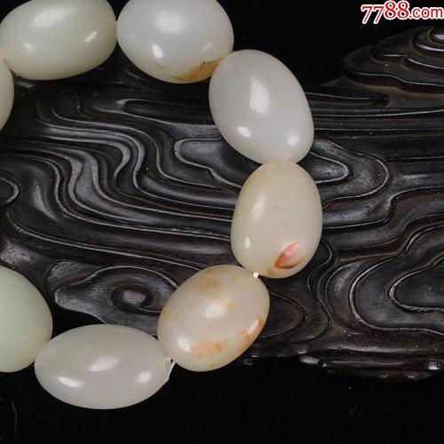 新疆和田玉籽料随形手串手链色泽精美佩戴收藏把玩精品