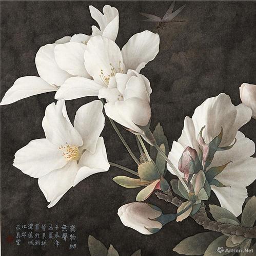 暖阳_工笔花鸟_曾景祥作品展_曾景祥在线作品_曾景祥