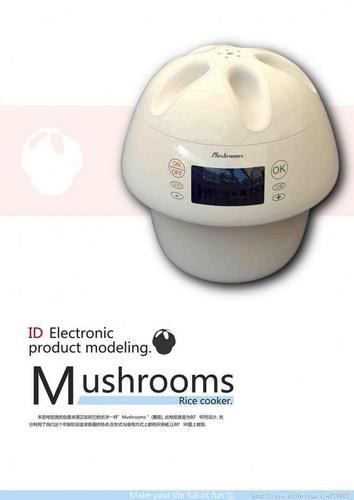 创意电饭煲 - mushrooms - 工业设计原创作品 - 创意人ccihr.com