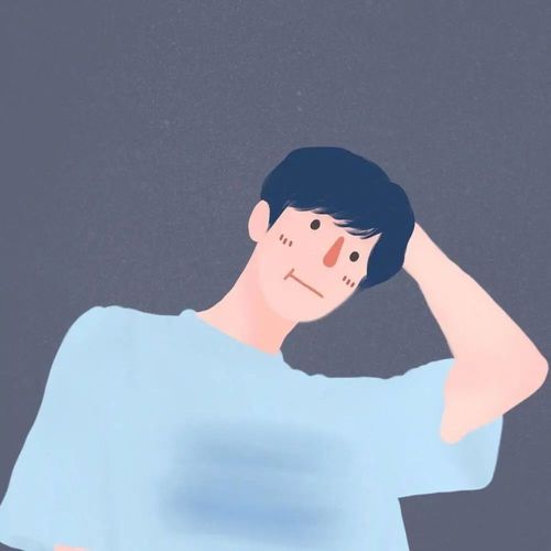 "情侣头像"手绘头像|小众风
