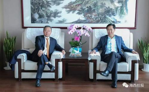 2019年11月2日,青海省海西州委副书记,州长孟海在上海调研
