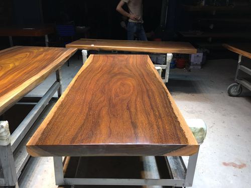 奥坎实木大板180*68*6 大型餐桌天然实木红木家具黄花梨红花梨巴_7折