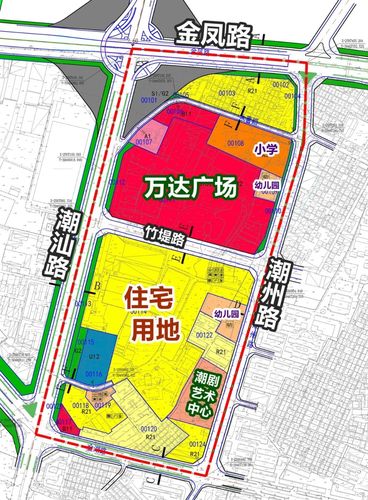 万达广场旁规划202亩住宅,配菜肉市场!周边规划有小学
