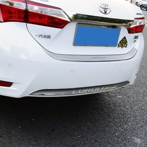 14-17年新卡罗拉后杠饰条 雷凌后饰条 装饰亮条双擎版后保险杠