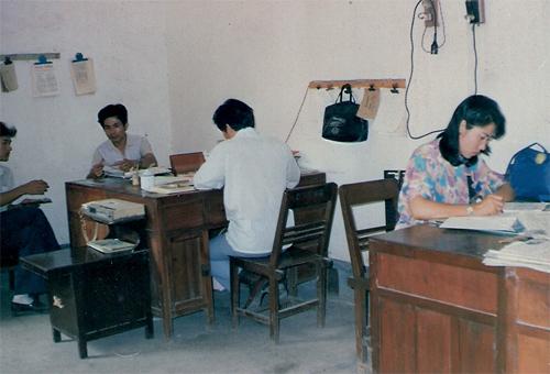 90年代办公情景