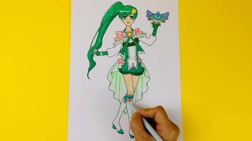 手绘巴啦啦小魔仙之贝贝公主简笔画