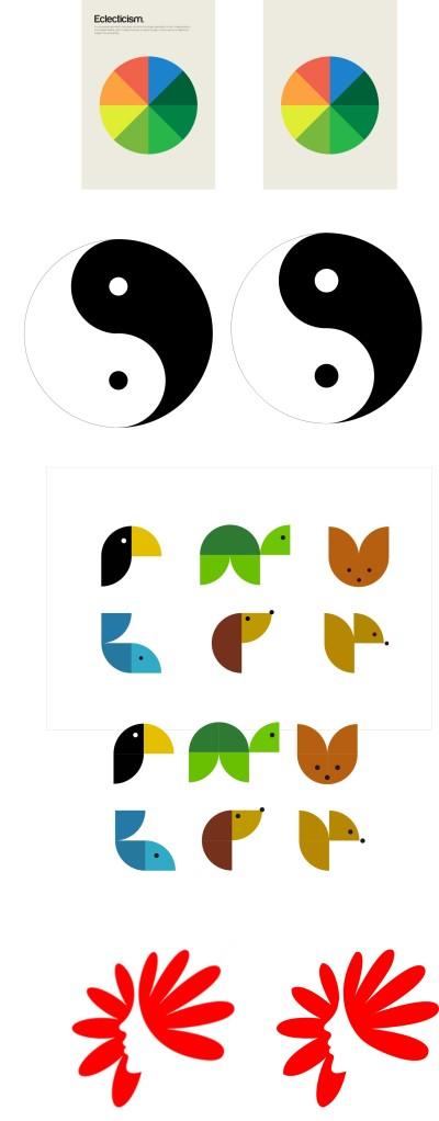 第五天作业:调和海报/立体字海报